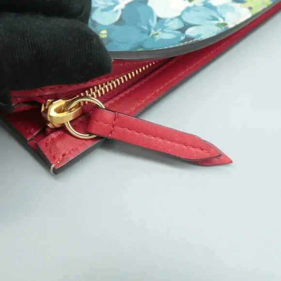 100% Authentic GUCCI Blooms Blue Canvas Clutch Bag 552-060724 - Picture 8 of 12